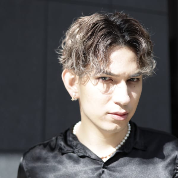 無造作センターパート