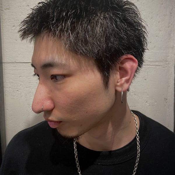 漢の短髪スタイル