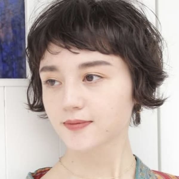 大人ショートパーマ