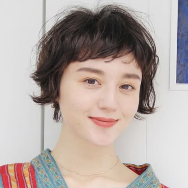 大人ショートパーマ