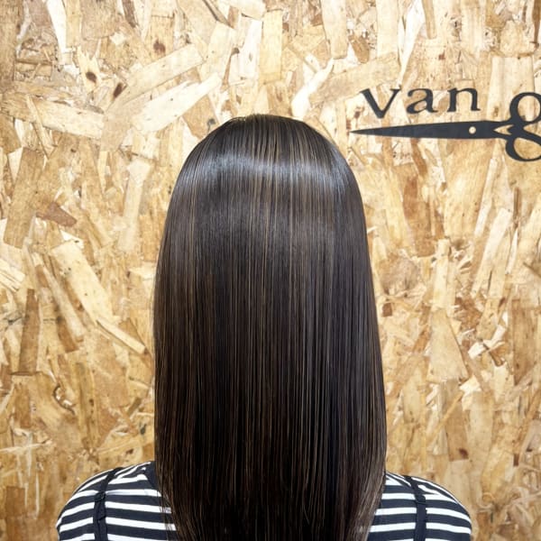 髪質改善ストレートエステ/ミディアムローレイヤースタイル|Vanguard早稲田