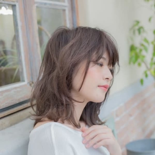 くせ毛風カールインナーカラー抜け感大人ボブ|hair garden Rold