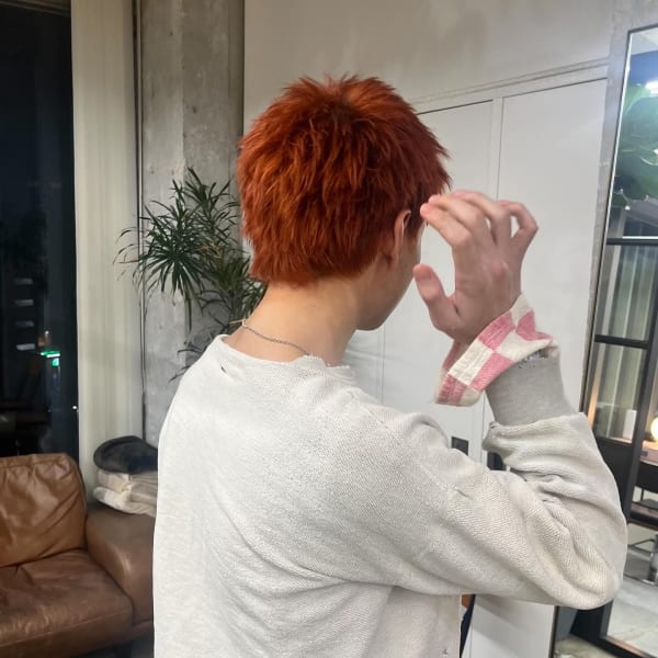 スパイキーショート×暖色