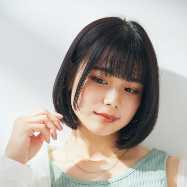 黒髪ボブ