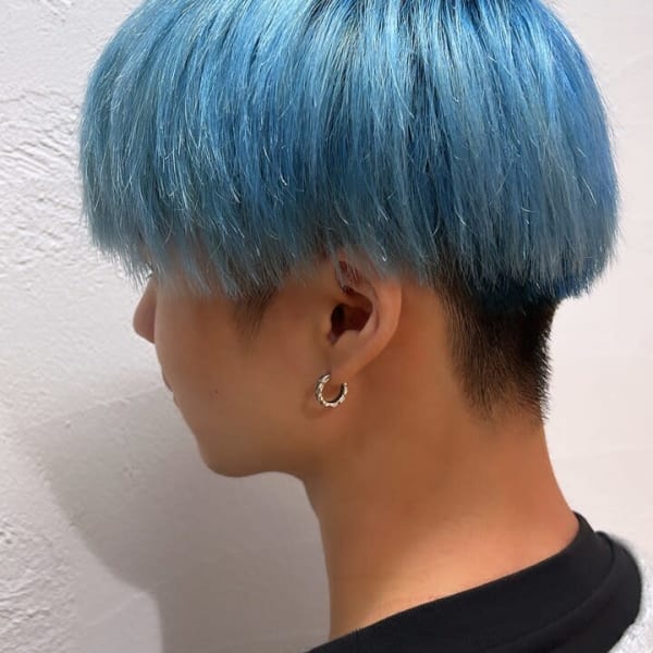 メンズダブルカラー/透明感カラー/イルミナカラー/池袋