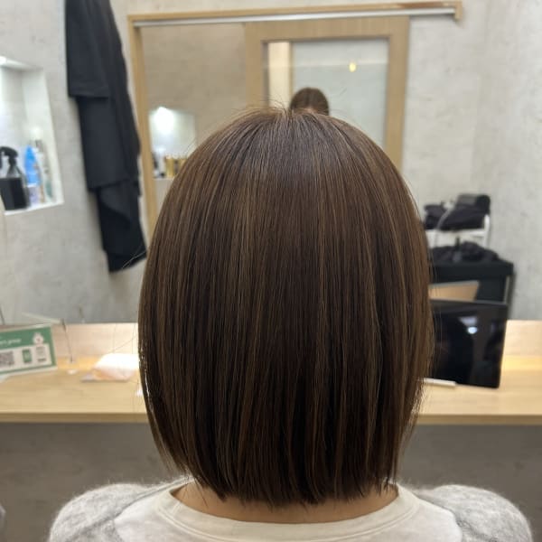 ナチュラルなハイライトスタイル