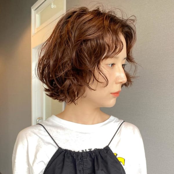 《kitin吉祥寺》レイヤー　ボブ　パーマ|kitin 吉祥寺
