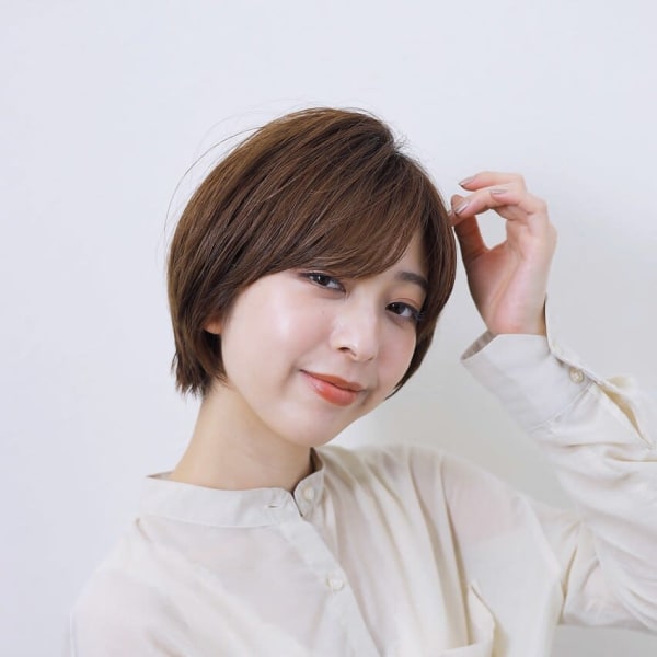 20代、30代、40代【小顔大人ショートボブ】|ROOF