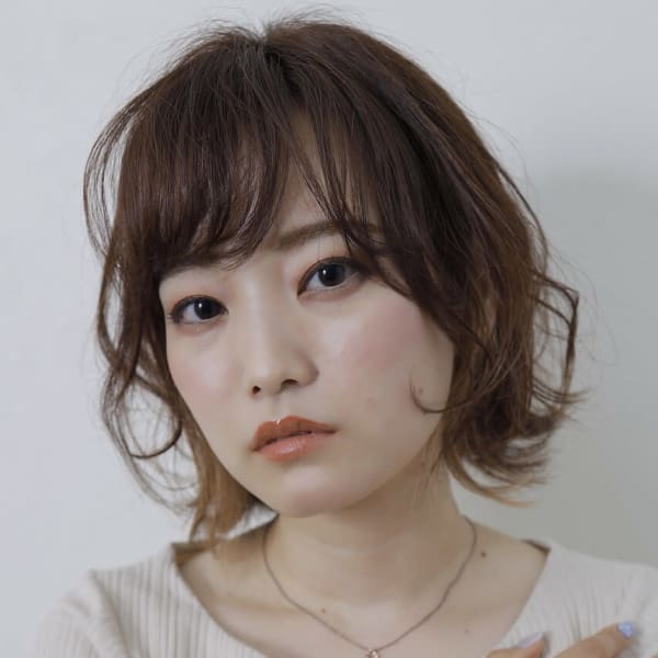 大人ラフパーマスタイル