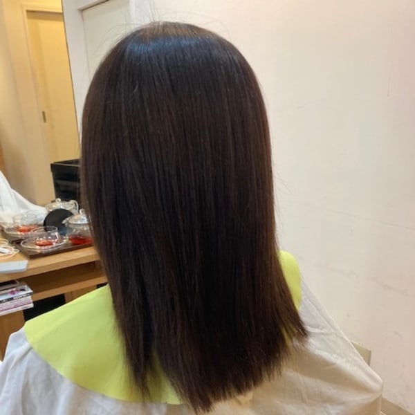 お客様髪質改善データ1251(しっかりと染める白髪染め)