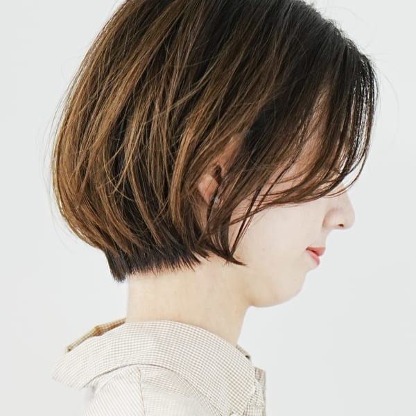 大人丸みショート