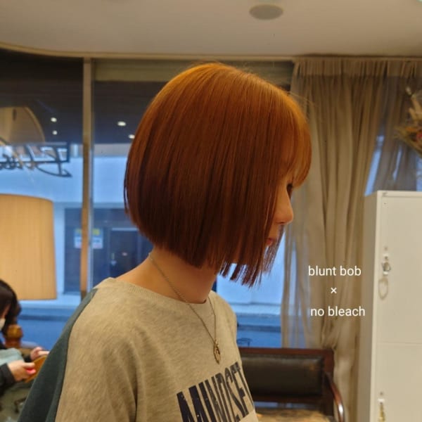 20代30代40代小顔切りっぱなし大人ボブ