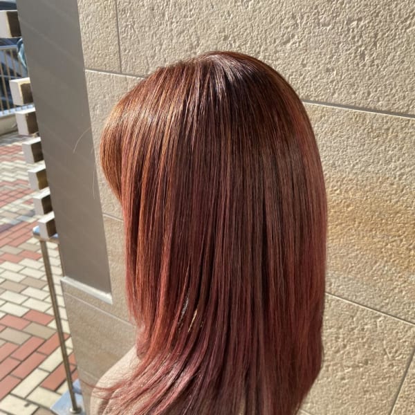 姫カットカールセミディシアーカラー