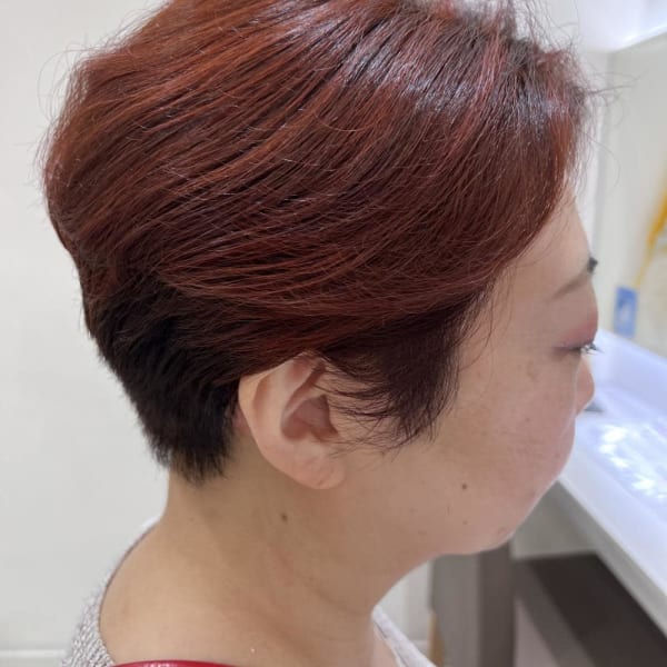 白髪ぼかしハイライト