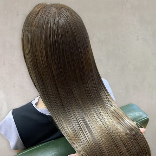 20代30代40代大人可愛い髪質改善カラー艶感ストレート透明|髪質改善＆縮毛矯正 Still hair 【スティルヘア】