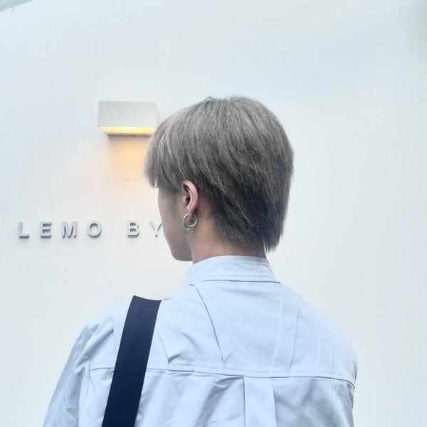 黒髪/グレーベージュ/レイヤーロング/前髪パーマ|ブリーチ&トリートメント&ショート HETTU 仙台駅前店