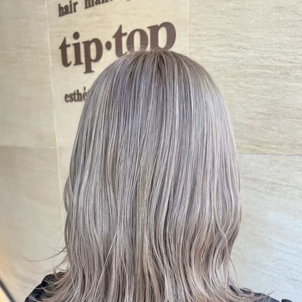 アッシュベージュ、グレージュ　tip・top目白店