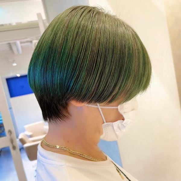 マッシュショート/ツヤショート/20代/30代