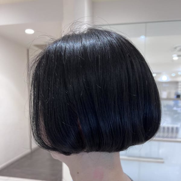 切りっぱなしボブ