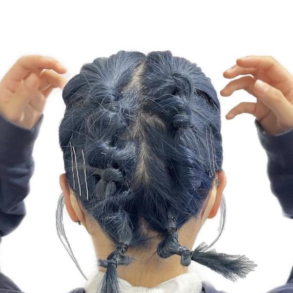 【hinari】#ボブヘアアレンジ #個性派ヘア