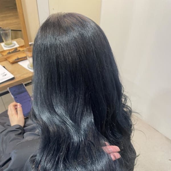 ネイビー/ロング/30代/カラーリストkanae