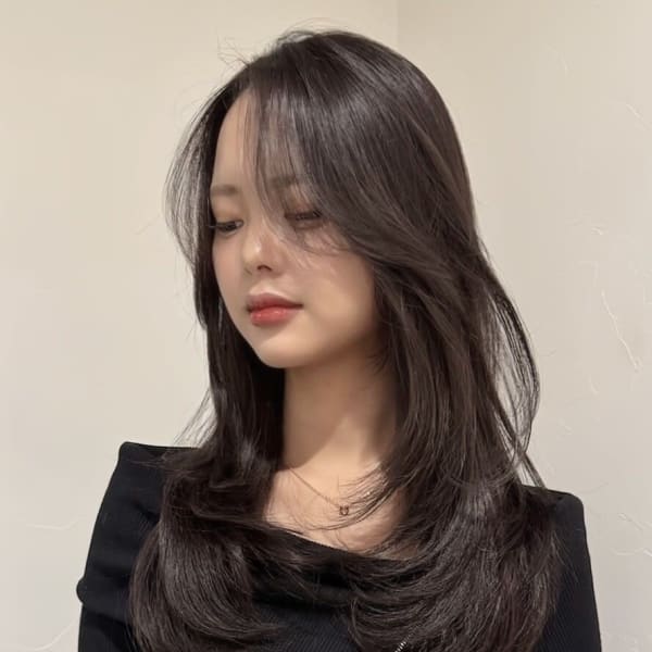 *くびれロングウルフカット!ロングレイヤーカットハイレイヤー
