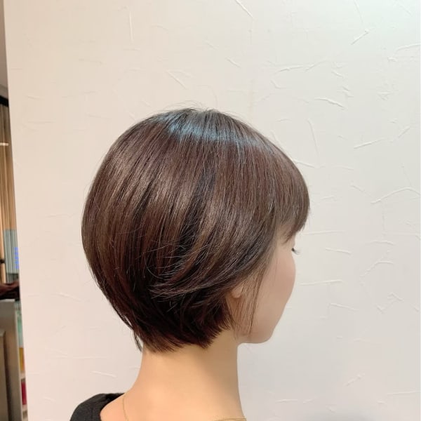 丸みショートボブ