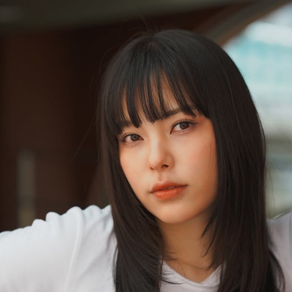 【奥村】セミディ 美髪 ストレート顔まわりレイヤー2[恵比寿|MERON 恵比寿【メロン エビス】