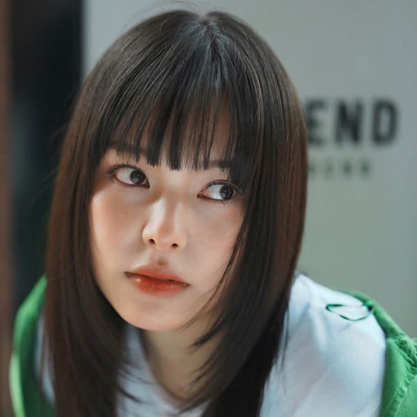 【奥村】セミディ 美髪 ストレート顔まわりレイヤー[恵比寿］|MERON 恵比寿【メロン エビス】
