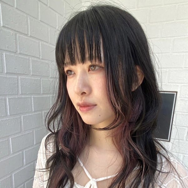 [佐野]インナーカラー×顔周りレイヤー[20代30代40代]|MERON 恵比寿【メロン エビス】