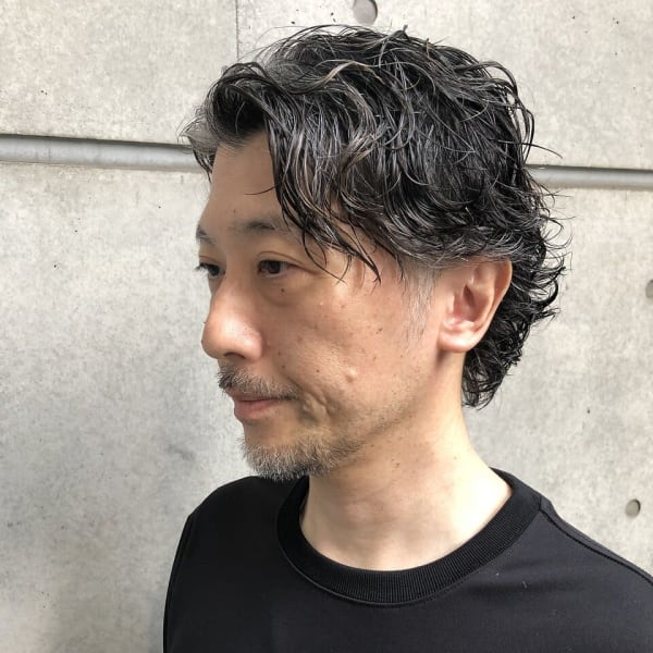 [佐野]大人のメンズスパイラルパーマ[30代40代50代]