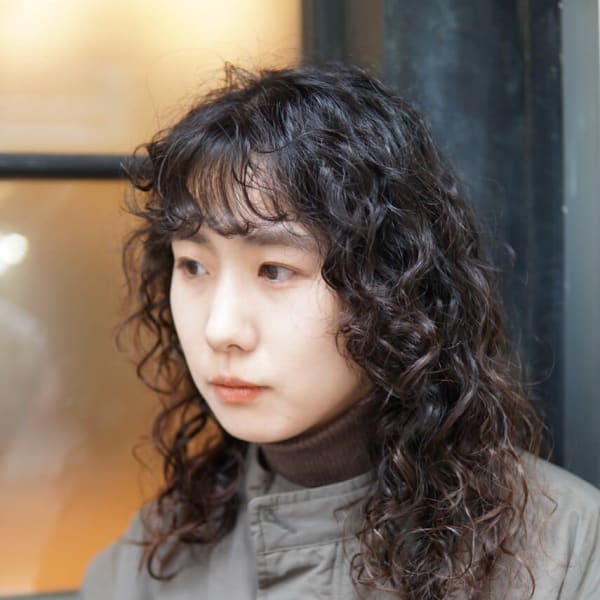 【奥村】カーリーヘアロング[20代30代40代50代]
