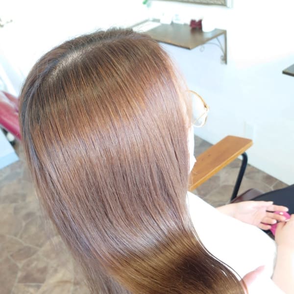 before⇔after 美革ストレート(酸性ストレート)|HAIR&EYELASH CHAIN