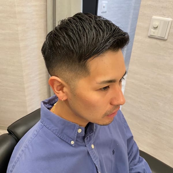 高評価！ナチュラルフェード×クルーカット|UNTRACE－BARBER SHOP－