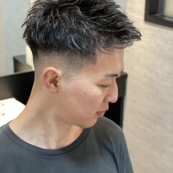 誰にでも合う！ナチュラルツイスパ×フェード|UNTRACE－BARBER SHOP－