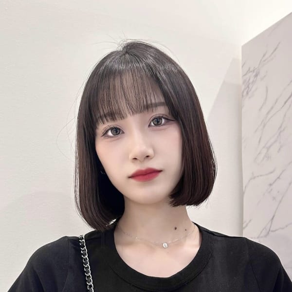 ワイドバング×タッセルボブ