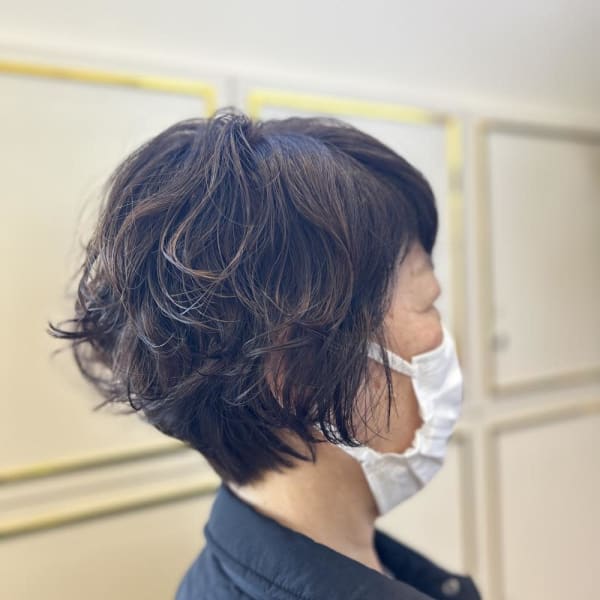 【手入れが楽ちん!】40代50代おすすめ パーマ