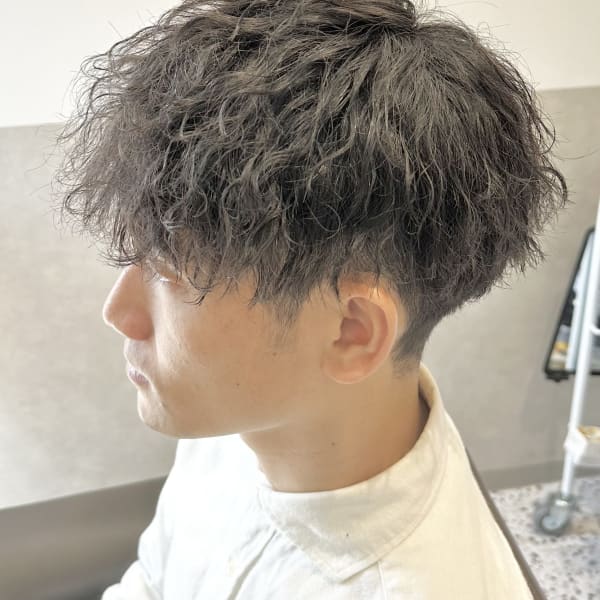 メンズマッシュツイストパーマ/20代30代40代/各務原|全席個室型美容室 GALLARIA Elegante各務原店