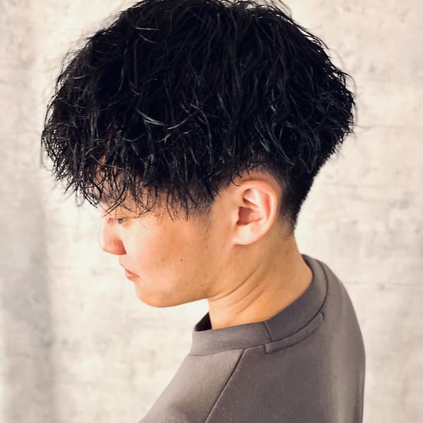 メンズスパイラルパーマ|ATENA AVEDA 広島三越店