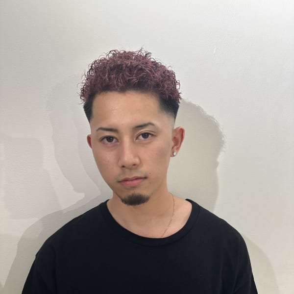 スキンフェードパーマ