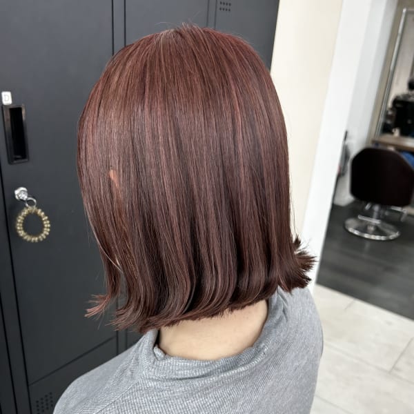 白髪ぼかしカラー<ブリーチ履歴あり>