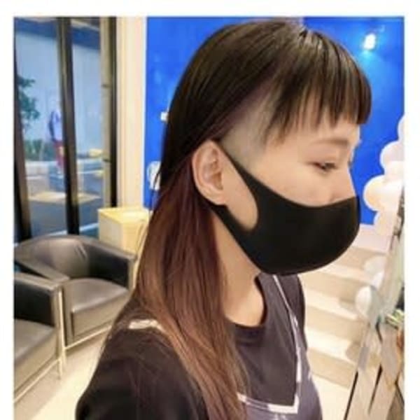 刈り上げ×デザインカラー