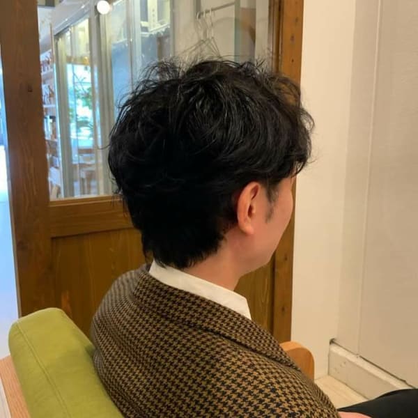 ショート×ふんわりパーマ|BI.TO.WA