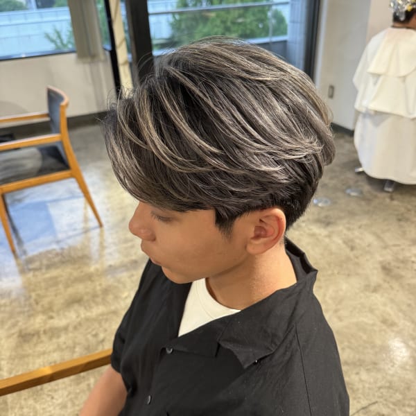 メンズバレイヤージュハイライト