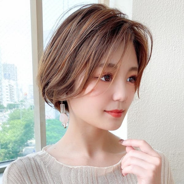 美髪/髪質改善/韓国/切りっぱなしボブ/フェイスレイヤー