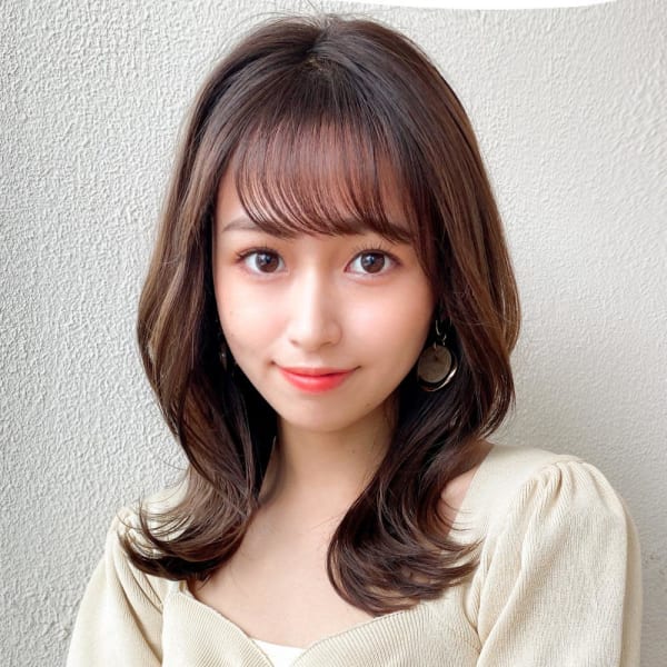 美髪/髪質改善/韓国/切りっぱなしボブ/フェイスレイヤー