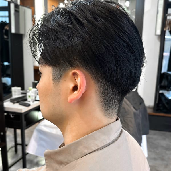 【IRIE 赤坂】センターパートマッシュ