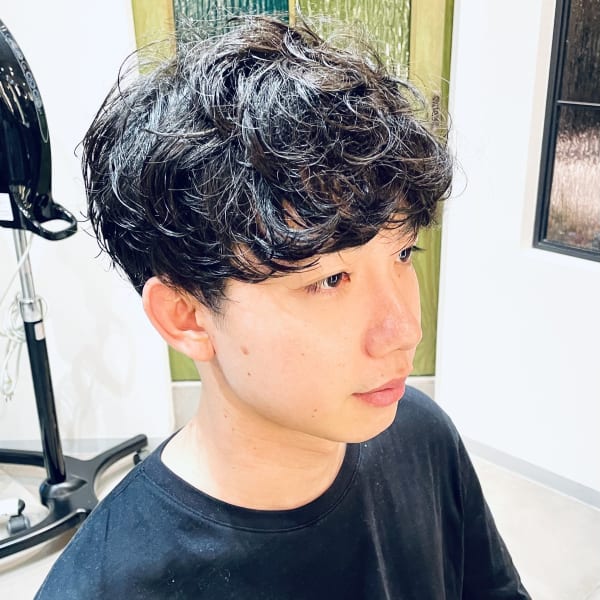 クセ毛風パーマ|ATENA AVEDA 広島三越店