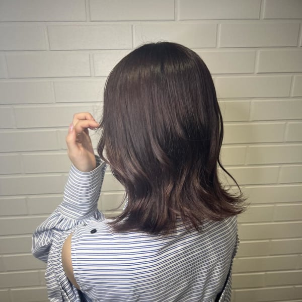 ピンクブラウンカラー