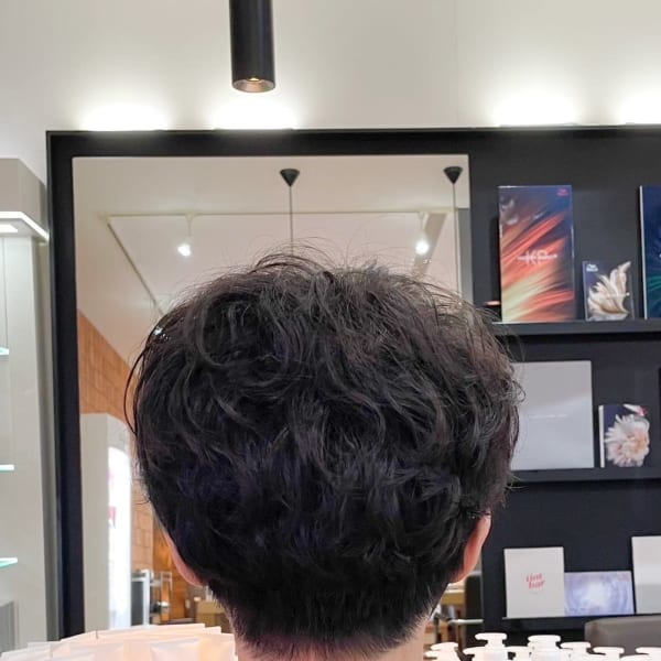 ダークアッシュ/アッシュブラック/カルマパーマ